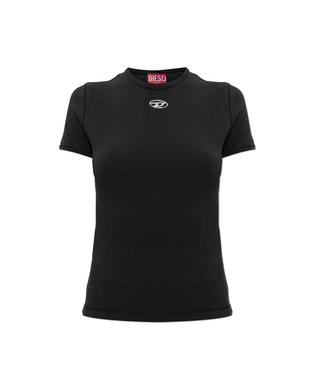 DIESEL Black Top T-Uncutieslong-Od