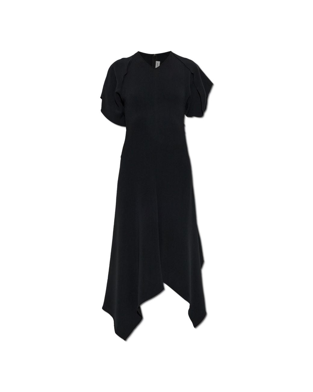 Victoria Beckham Black Asymmetric Dress
