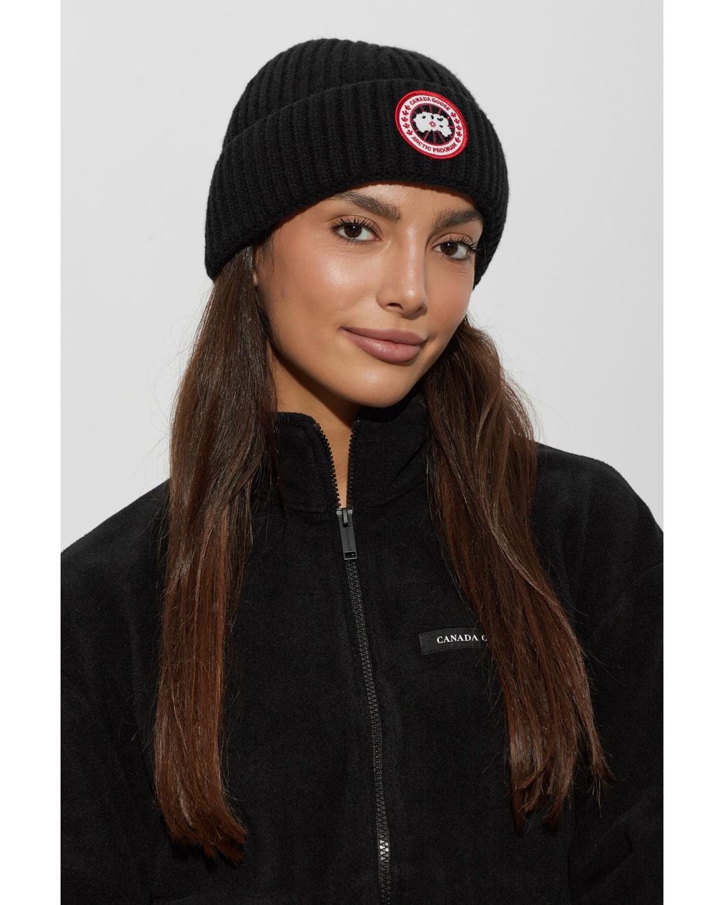 Canada Goose Black Cashmere Hat