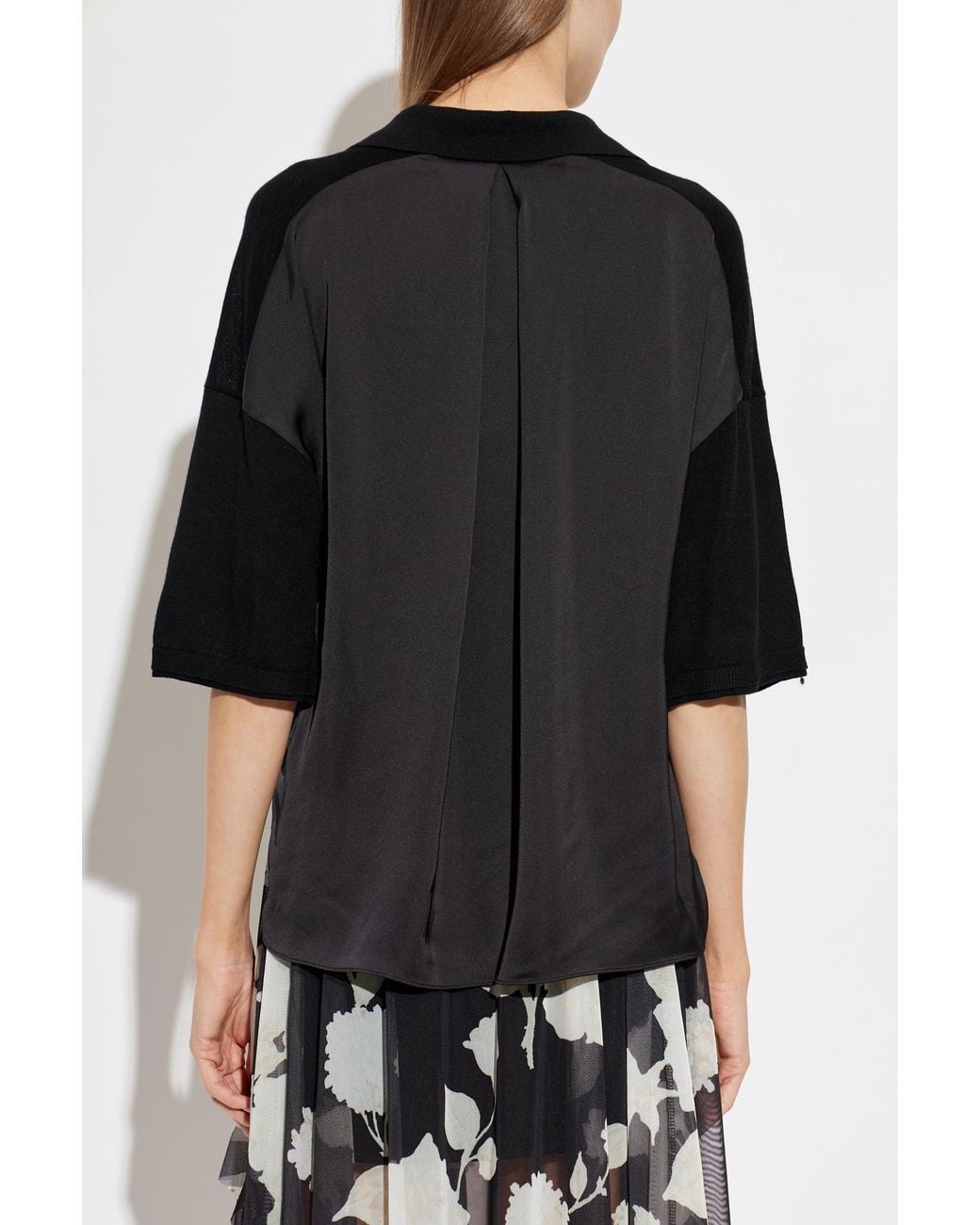 AllSaints Black Top 'Bern'
