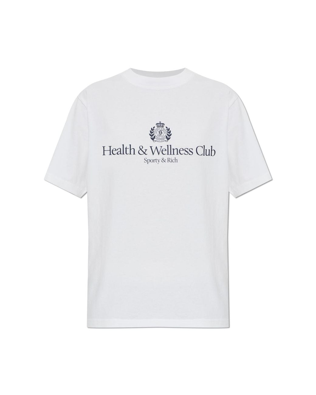 Sporty & Rich White T-Shirt From The '47 & The New York Yankees' Collection