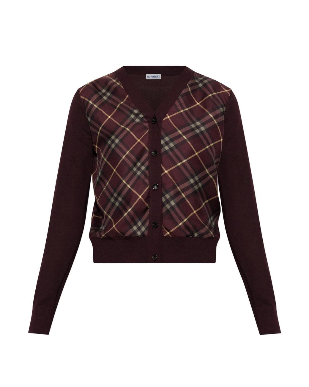 Burberry Purple Cardigan 'Sigourney'