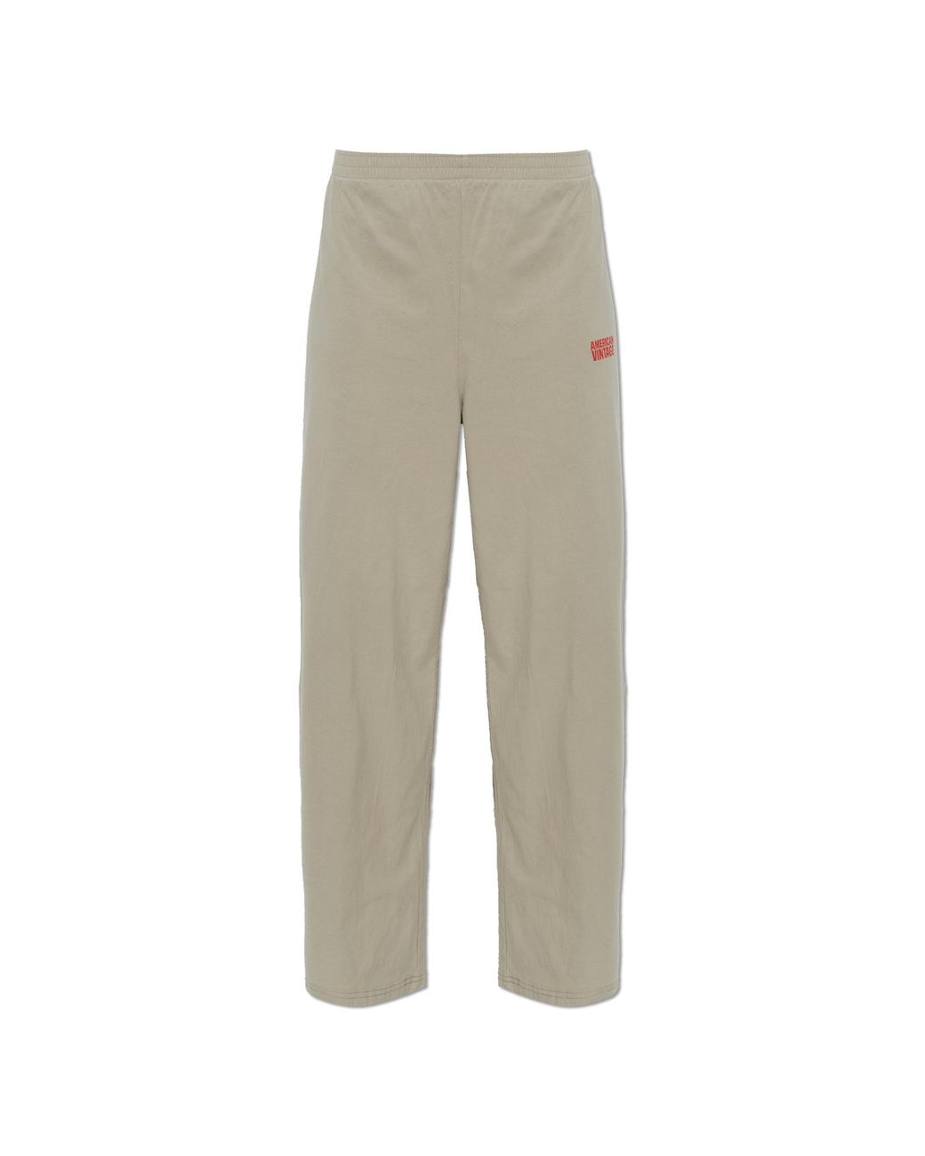 American Vintage Natural Wide-Leg Trousers