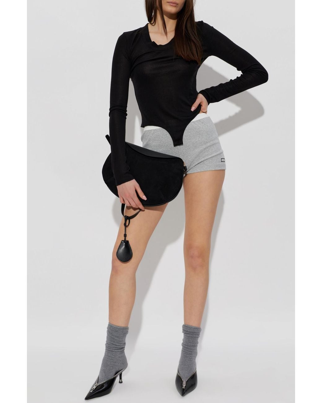 Entire studios Black Long-Sleeve Bodysuit