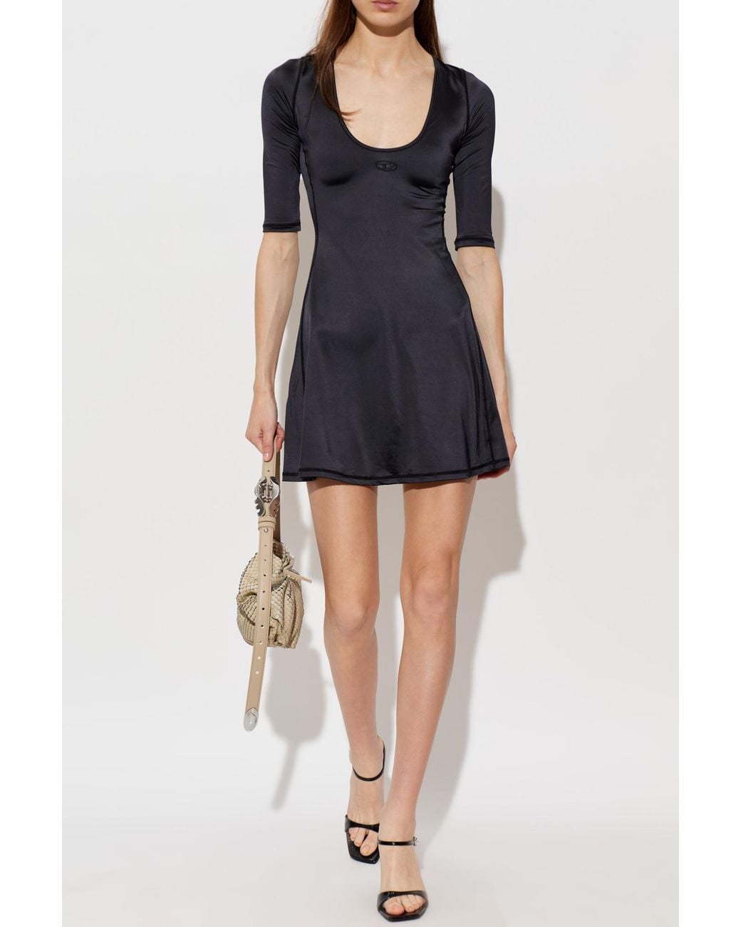 DIESEL Black Dress 'D-Elphin'