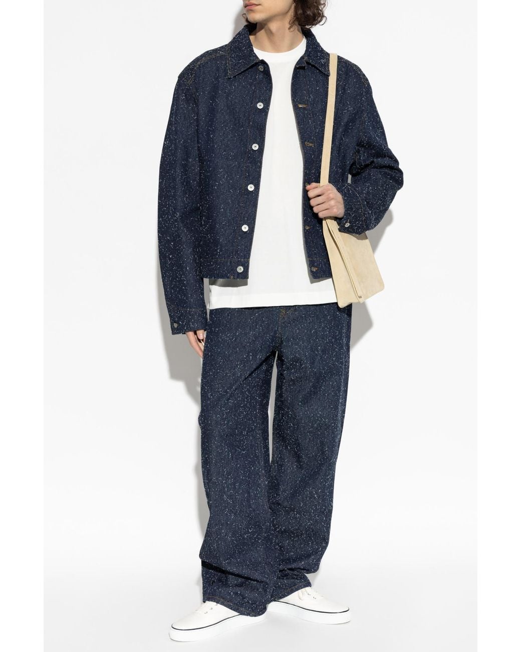 Jacquemus Blue "Mirada" Denim Jacket for men