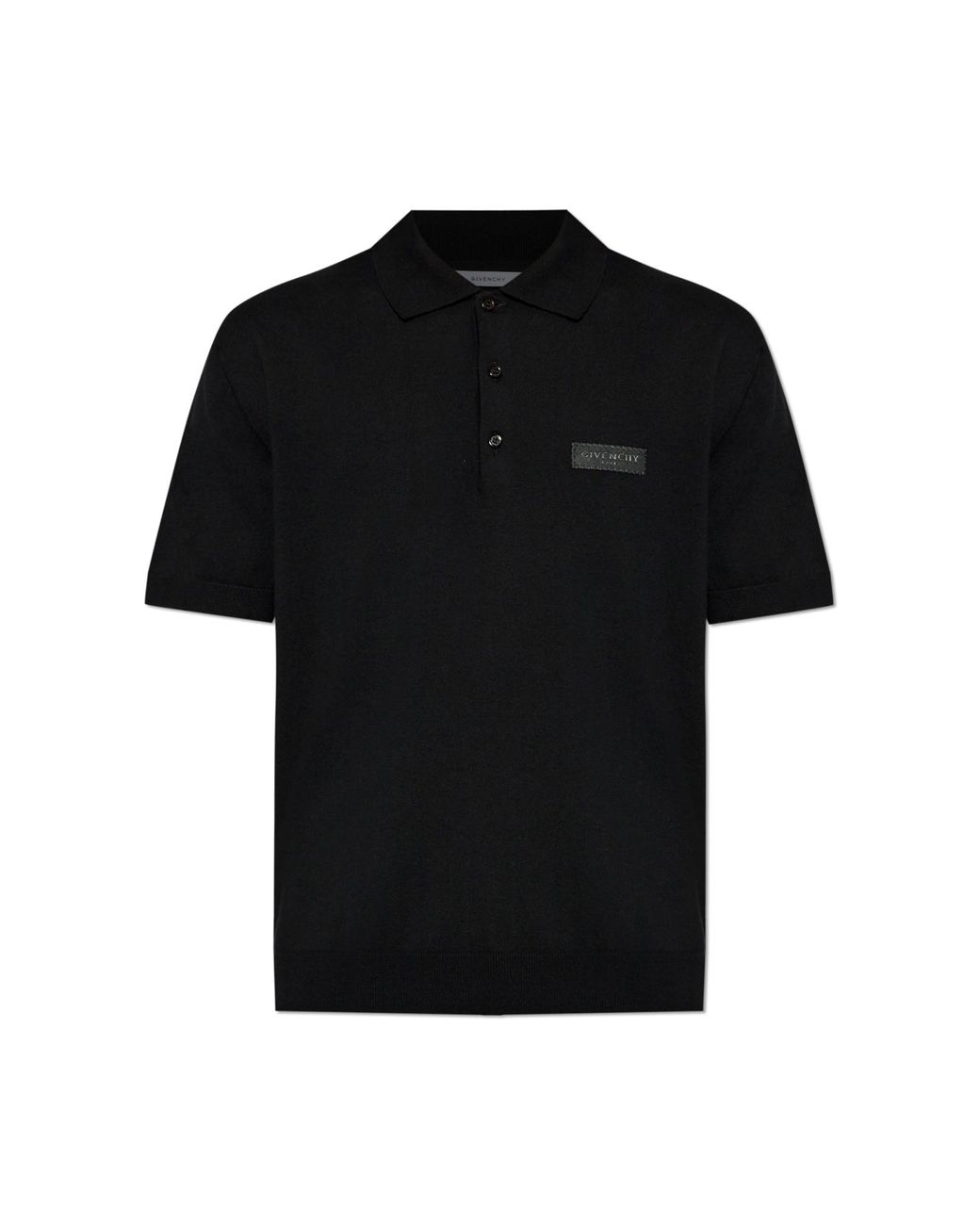 Givenchy Black Polo With Logo for men