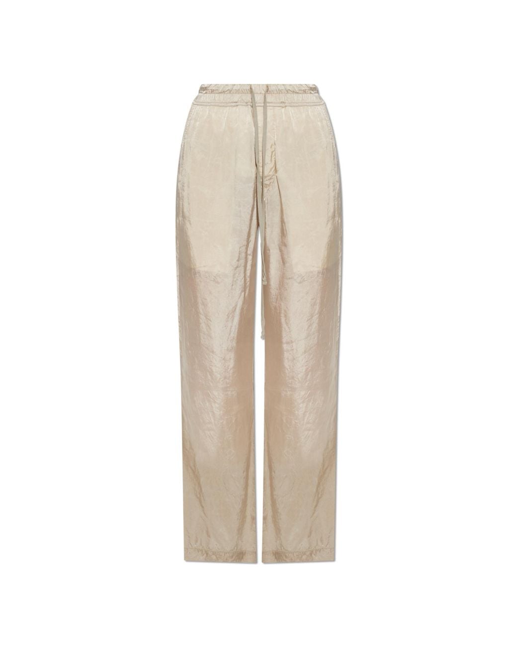 Rick Owens Natural Loose-Fit Trousers