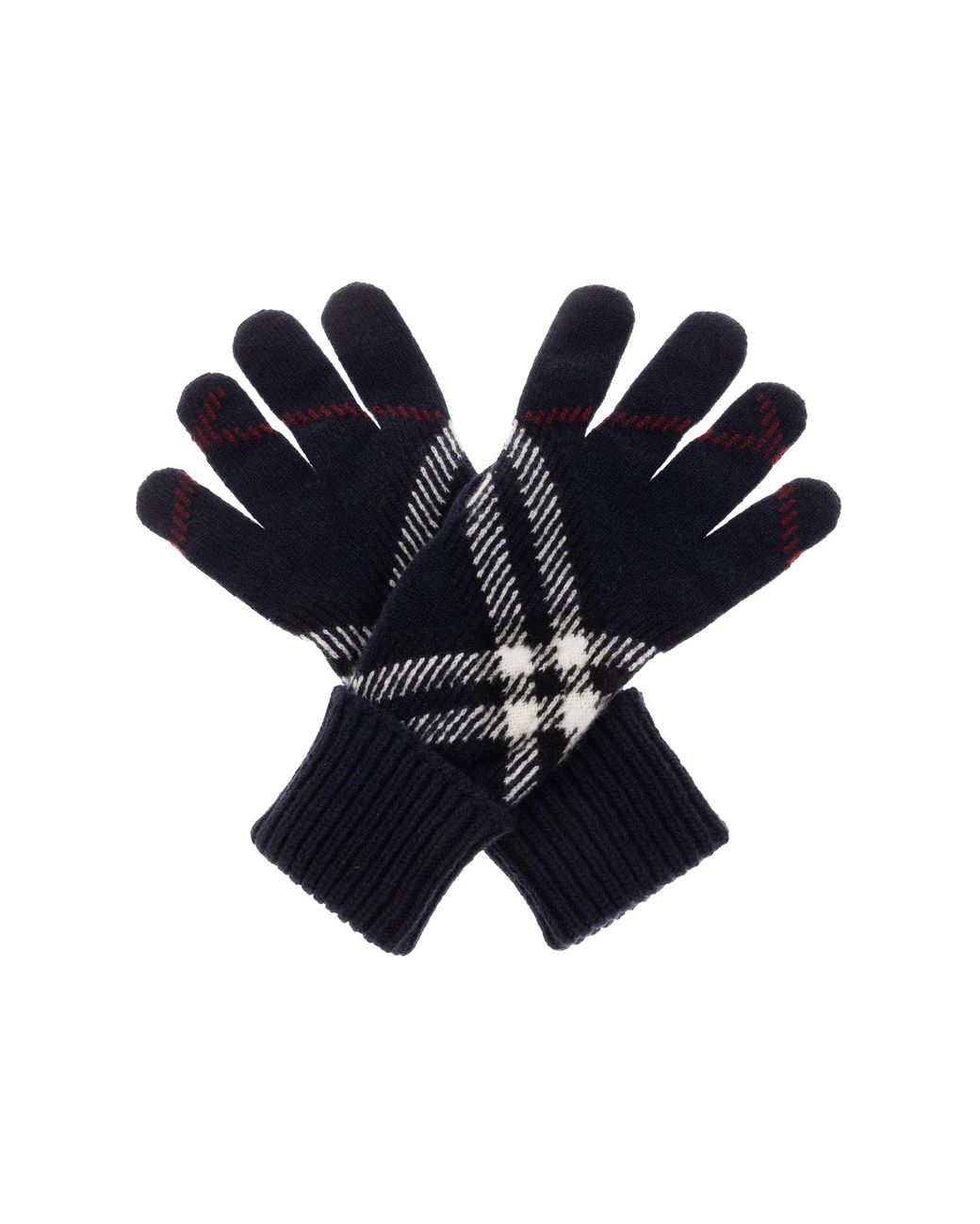 Burberry Blue Cashmere Gloves