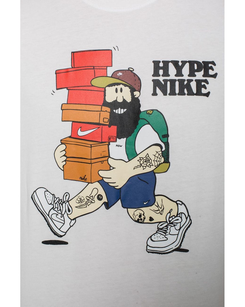 Nike Hype Short Sleeve T-shirt in White for Men