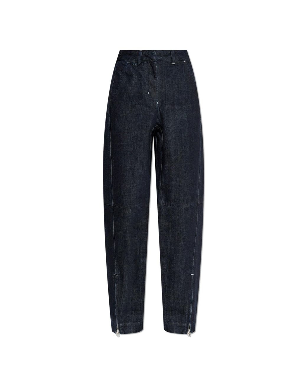 Jacquemus Blue Jeans With Logo