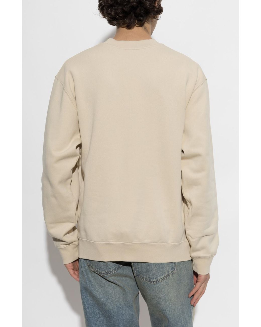Jacquemus Natural Sweatshirt With Logo Patch for men