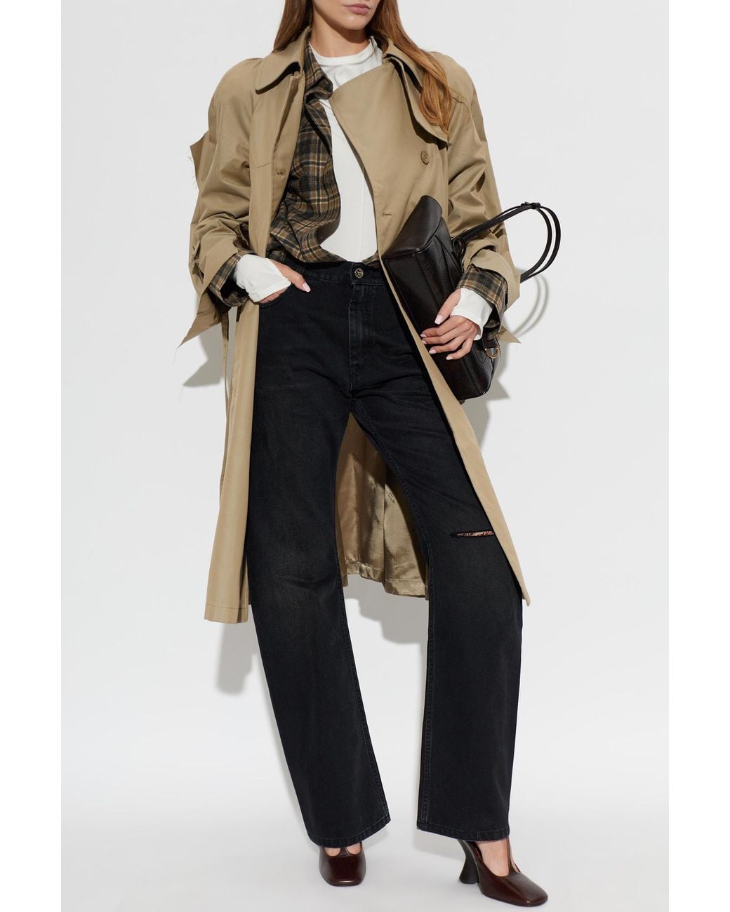 Vetements Black Slightly Curved-Leg Jeans