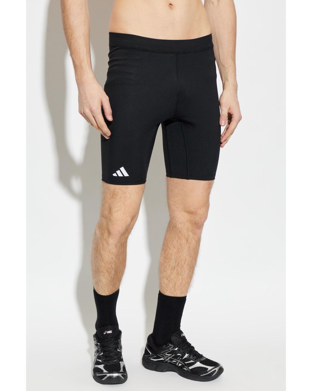 Adidas Originals Black Short Leggings From The Adizero Collection for men