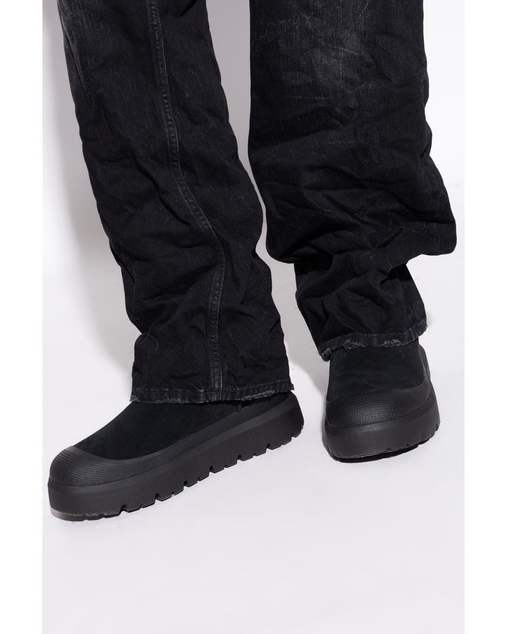 Ugg Black 'Ultra Mini Weather Hybrid' Snow Boots for men