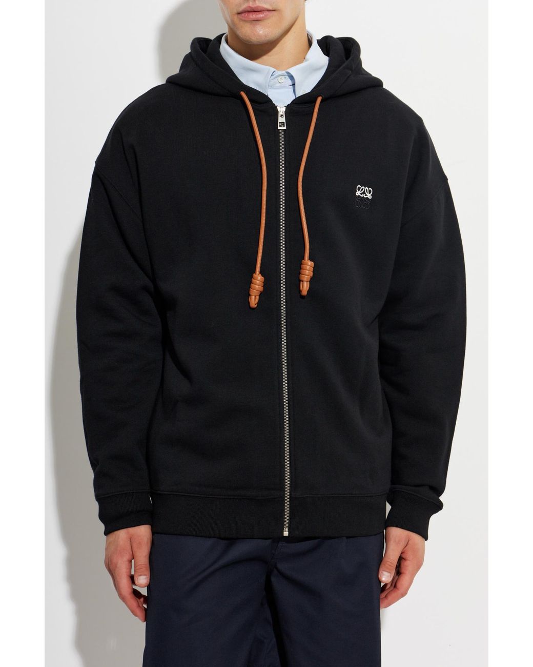 Loewe Blue Hoodie for men