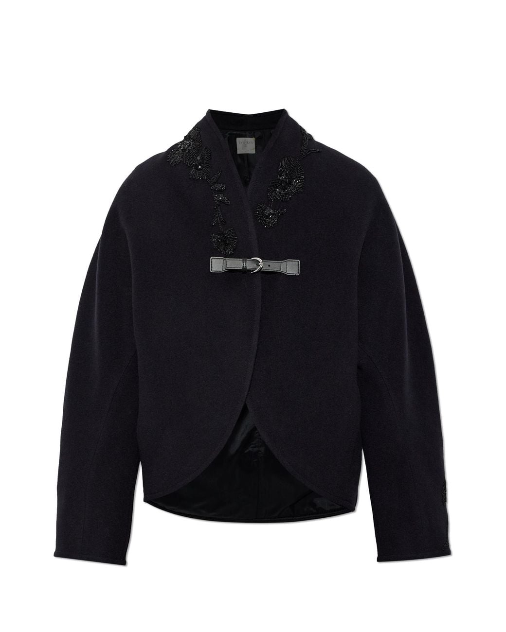 Forte_forte Blue Wool Jacket With Appliqués