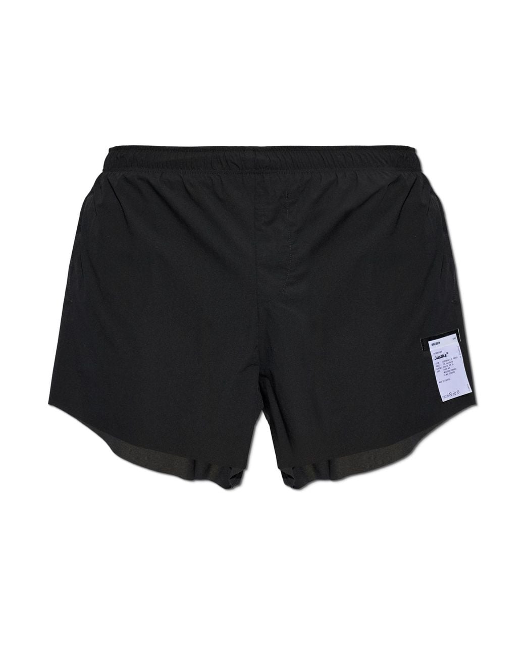 Satisfy Black 'Justice 2.5 Distance' Shorts for men