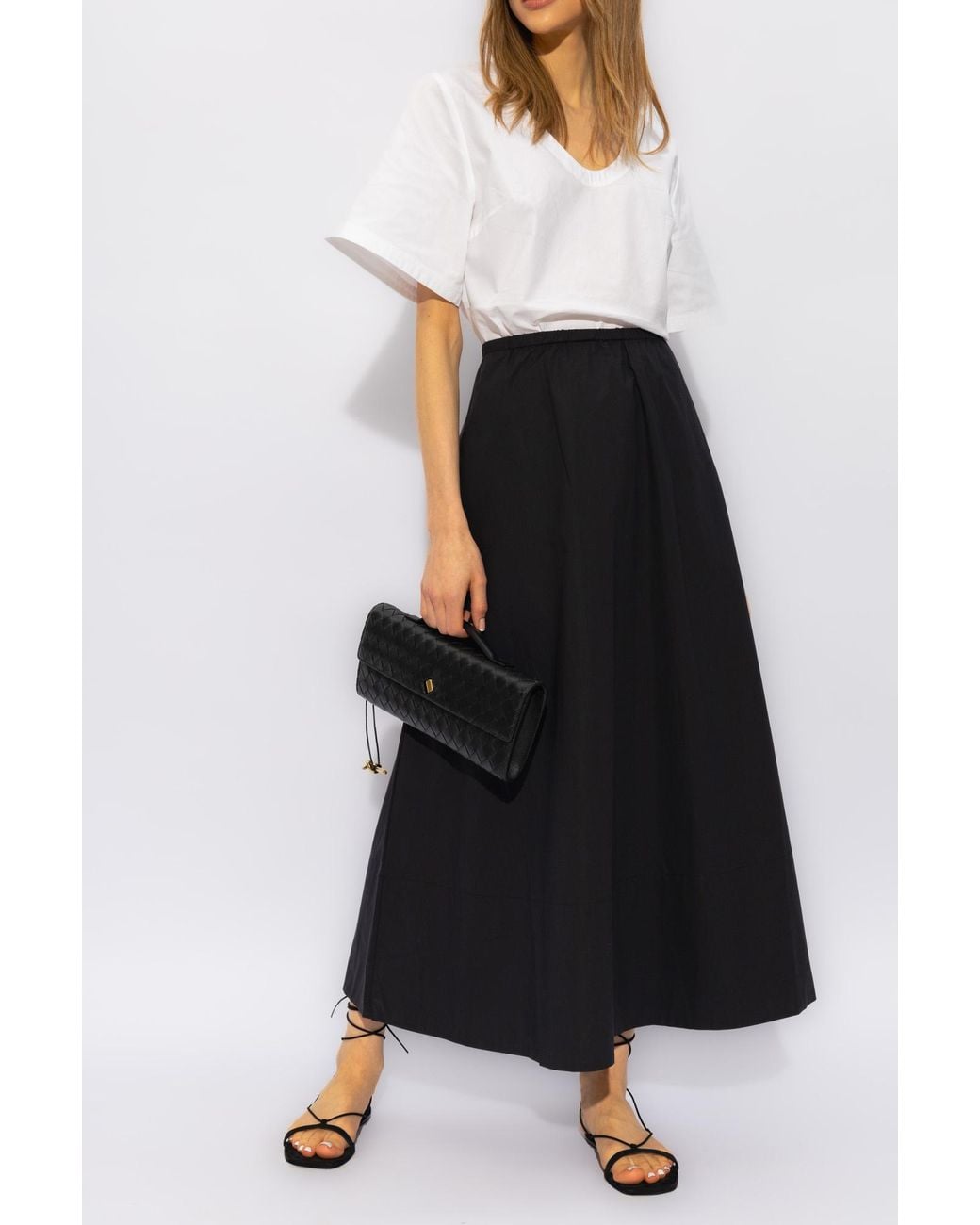 By Malene Birger Black Loose-Fitting Skirt