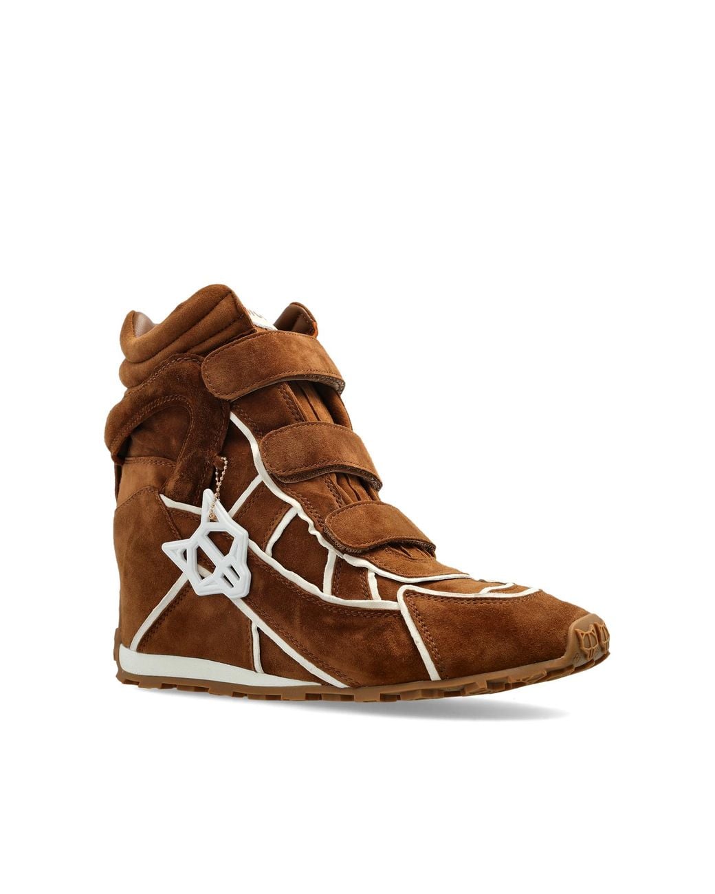 Naked Wolfe Brown Wedge Sneaker 'Element'