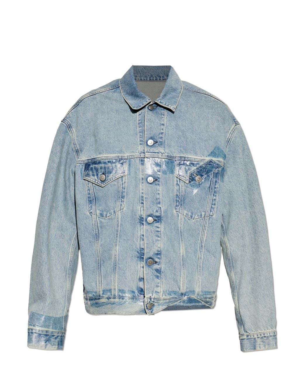 Maison Margiela Blue Denim Jacket With 'Vintage' Effect for men