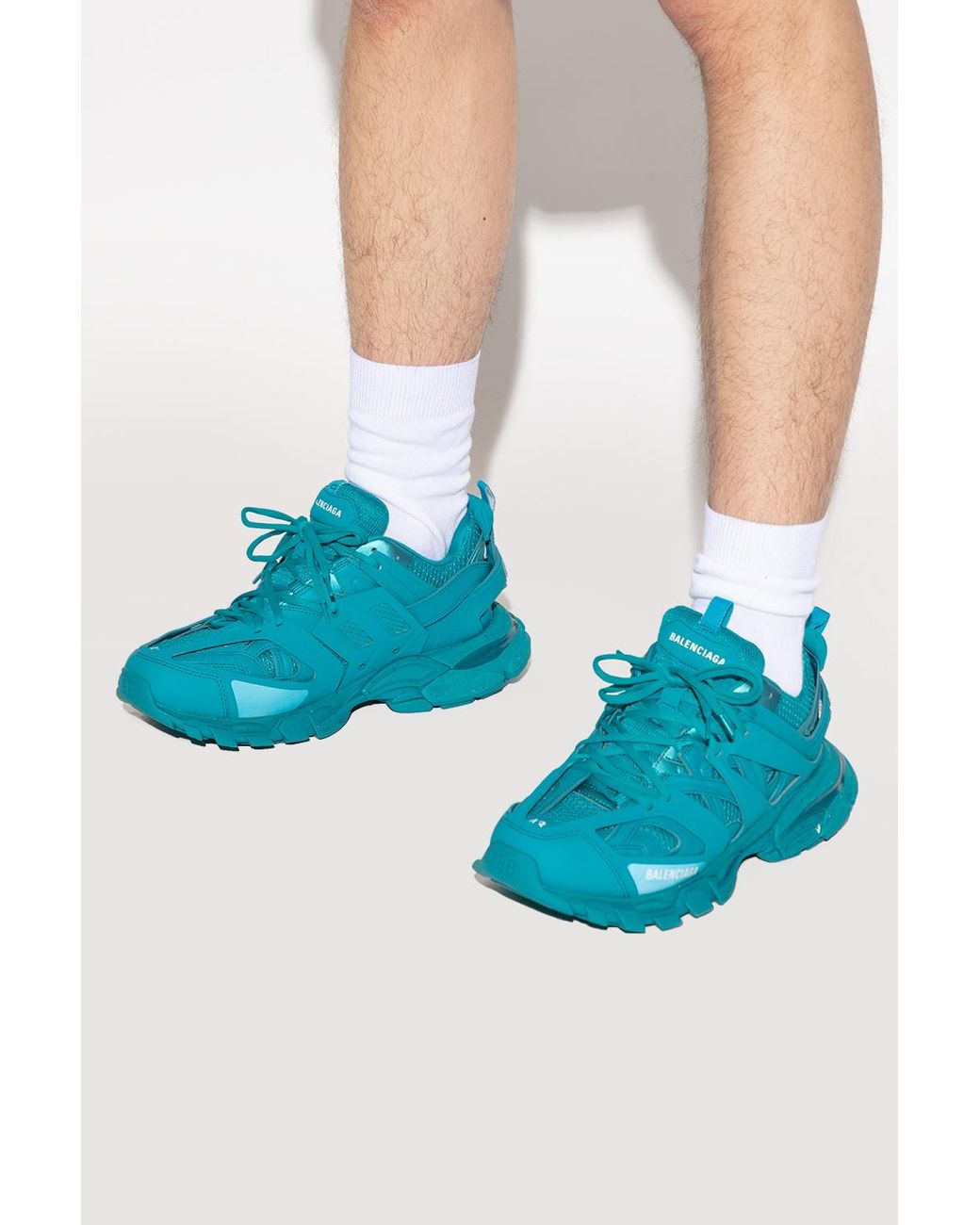 Balenciaga 'track' Sneakers in Blue for Men | Lyst