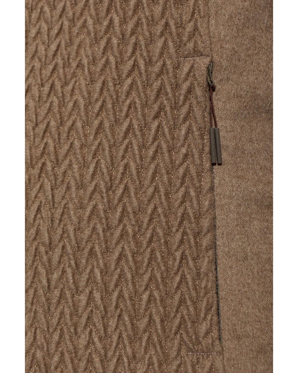 Sease Brown Ski Jacket "Armor .0"