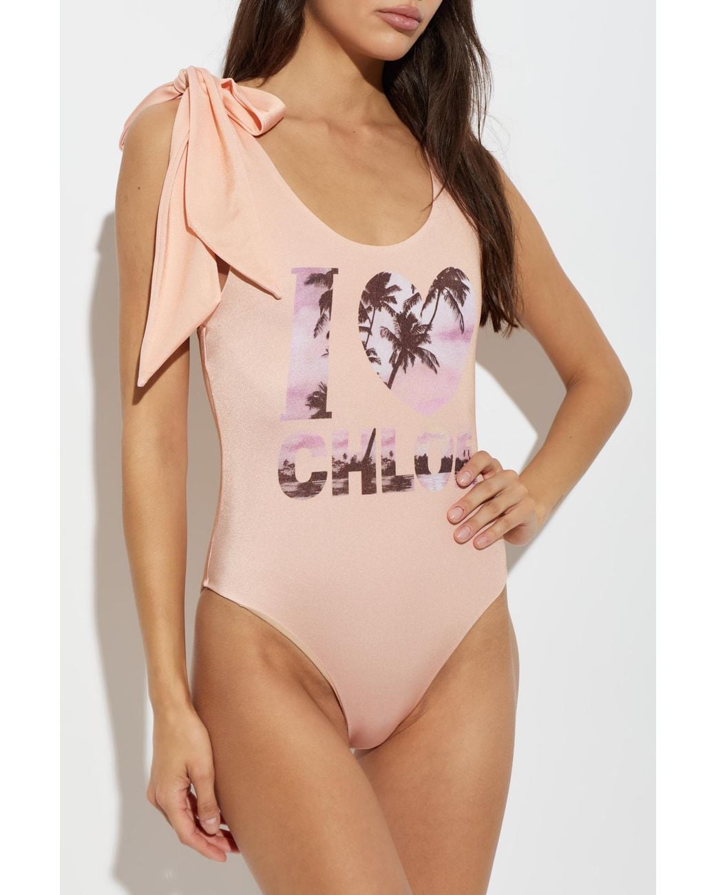 Chloé Pink One-Piece Swimsuit
