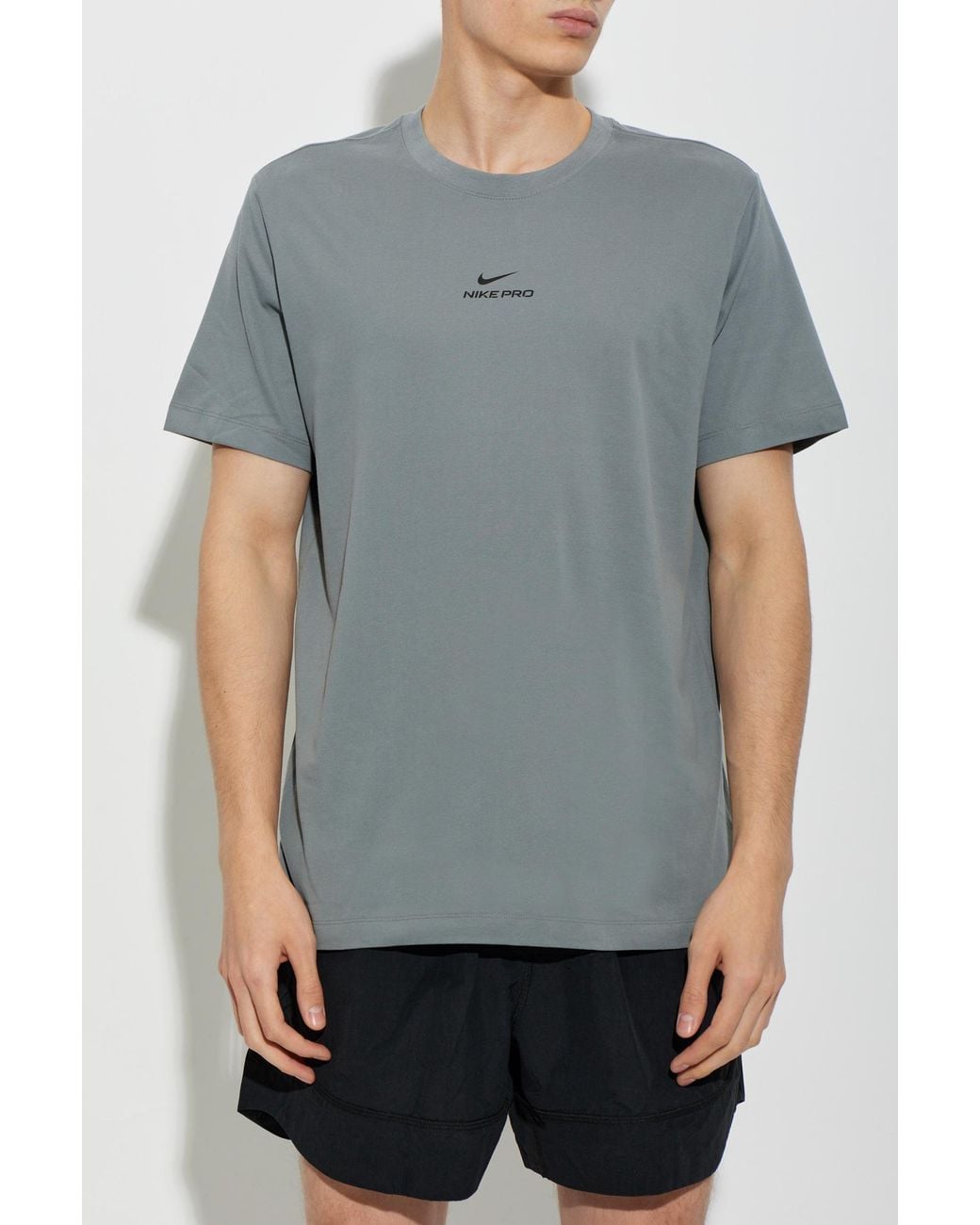 Nike Gray Logo T-Shirt for men
