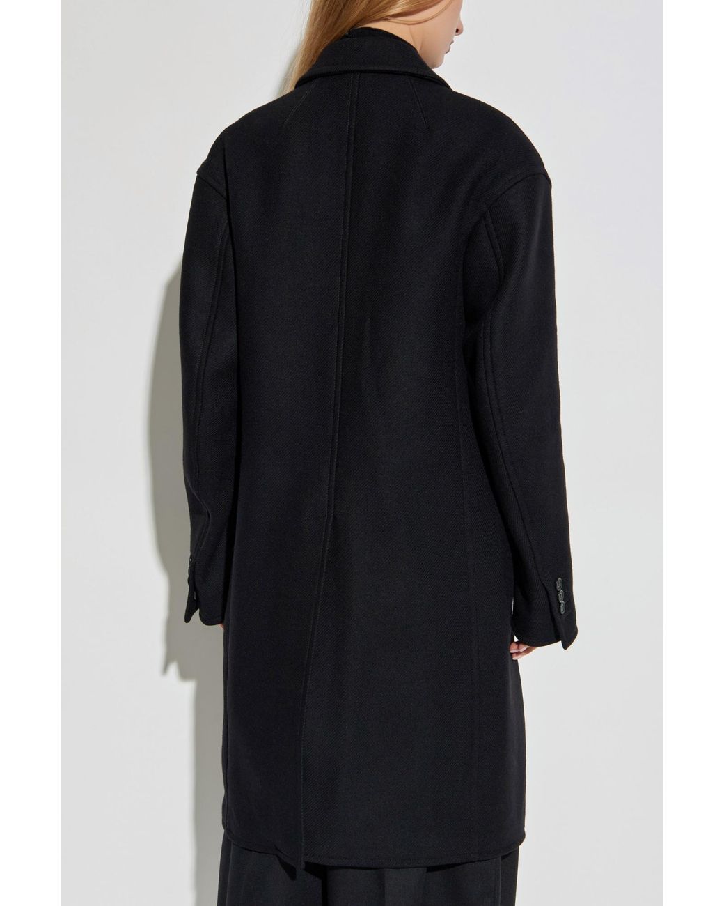 DSquared² Black Wool Coat
