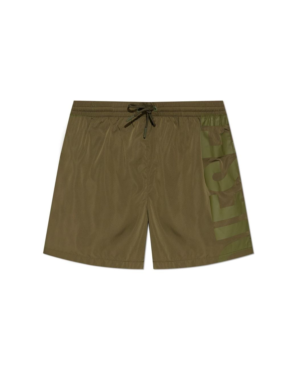 DIESEL Green Swimming Shorts "Rio-41-D-Core" for men