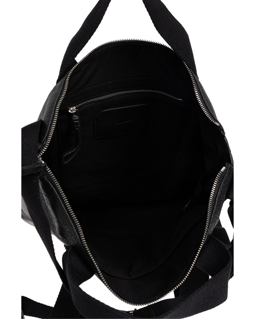 AllSaints Black Leather Backpack 'Kei' for men