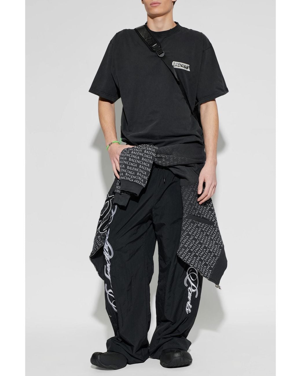 Balenciaga Black 'Basketball' Shoes for men
