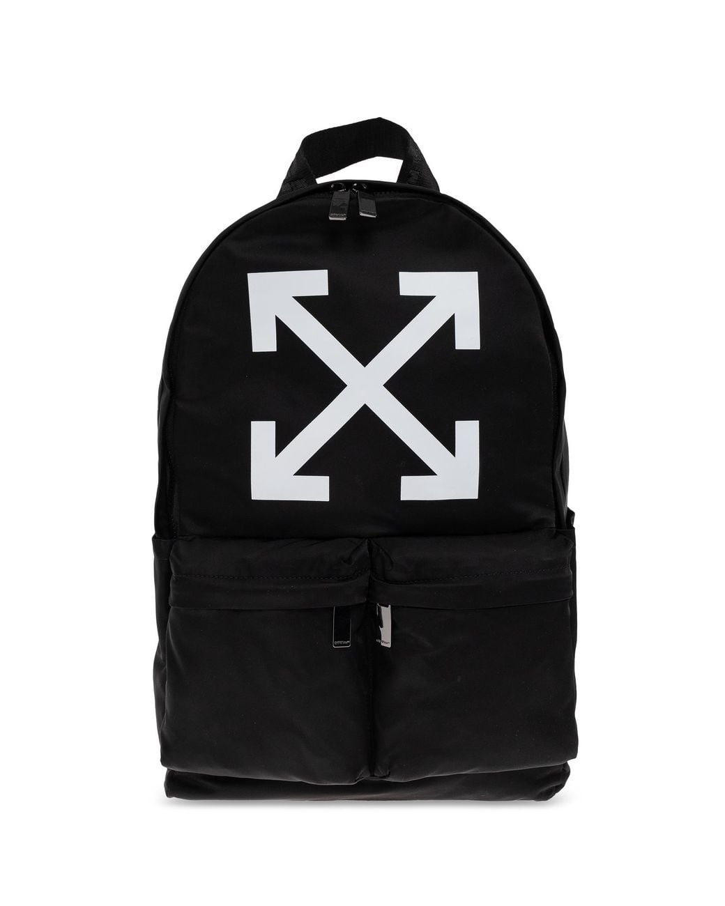Off-White c/o Virgil Abloh Black Backpack With Logo for men