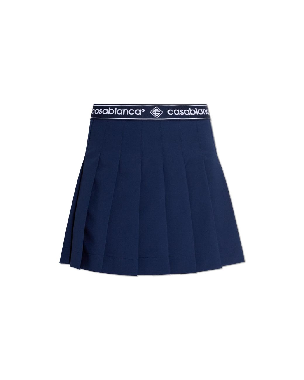 Casablanca Blue Skirt With Logo