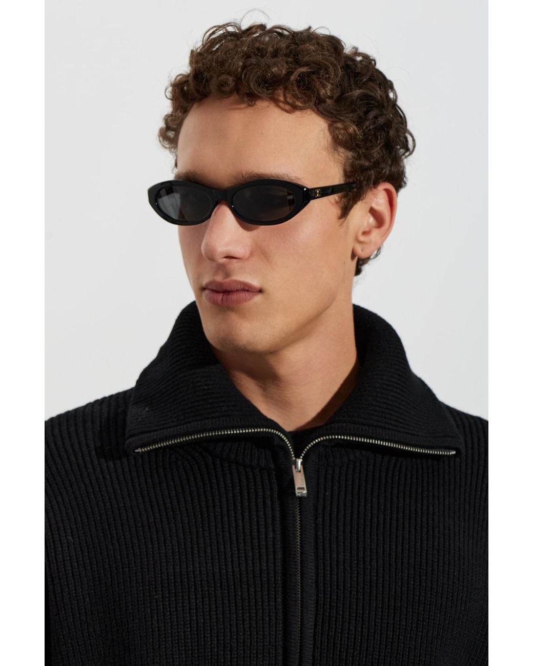 Céline Black 'Triomphe Mini' Sunglasses
