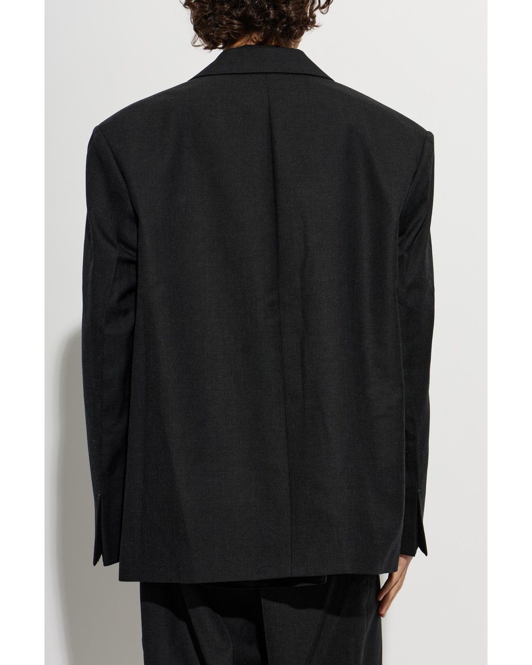 Studio Nicholson Black Wool Blazer 'Fenn' for men