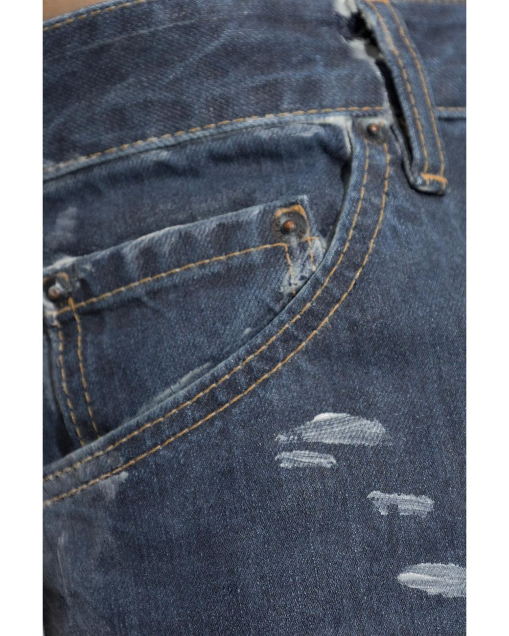 DSquared² Blue 'Teddy' Jeans With 'Vintage' Effect for men