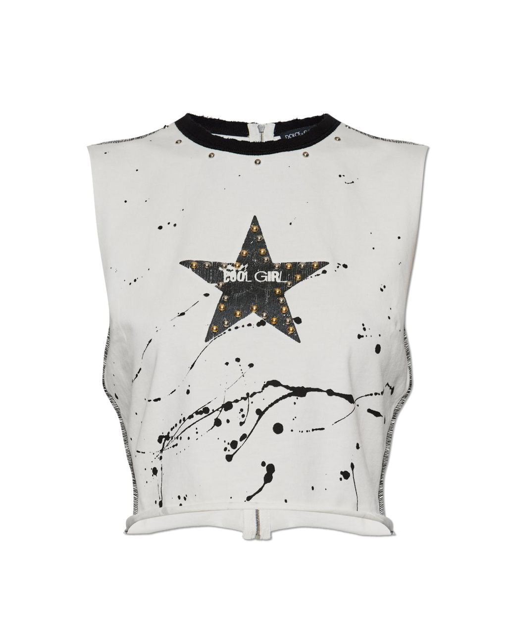 Dolce & Gabbana White Top With Applications