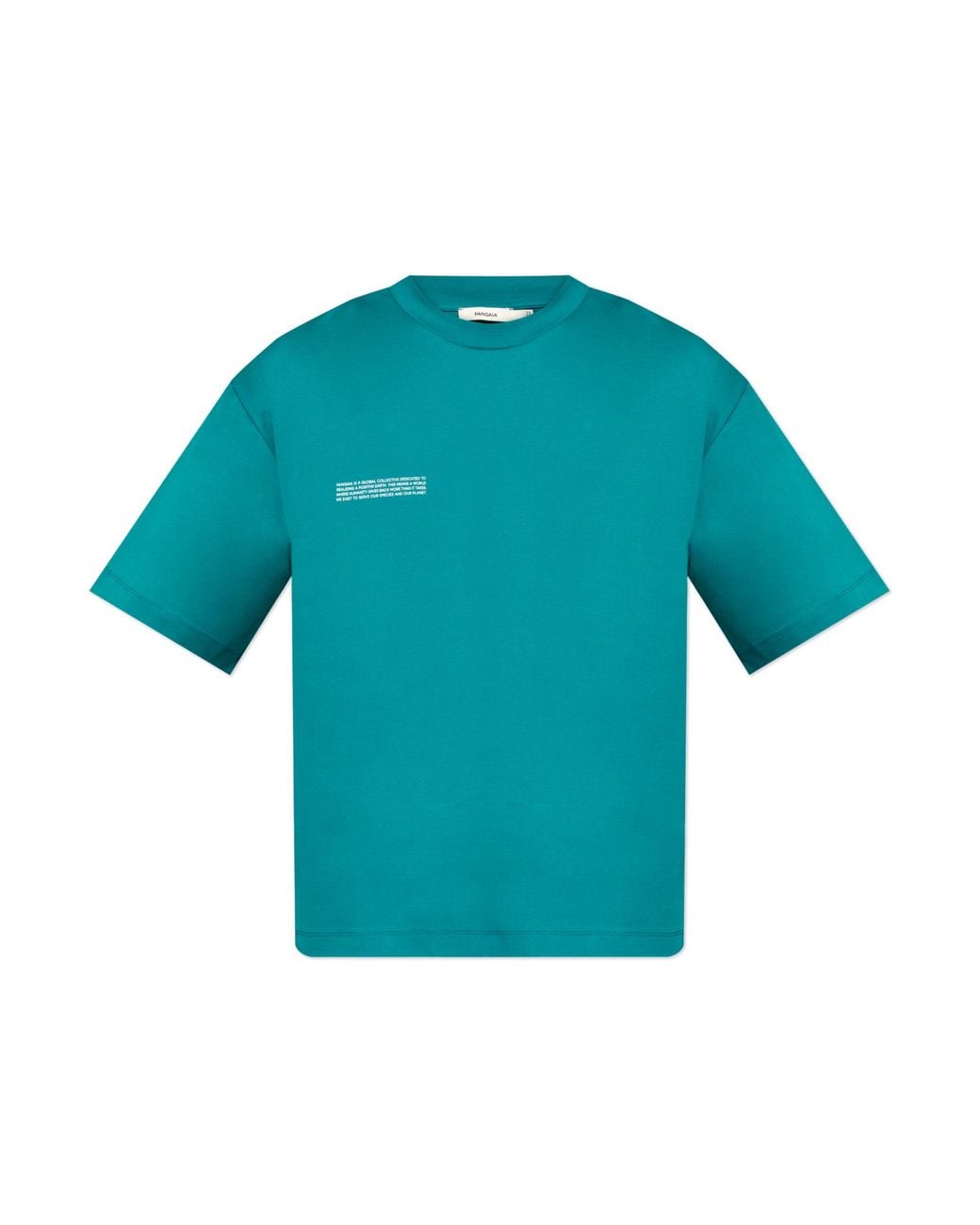 PANGAIA Blue T-Shirt With Print