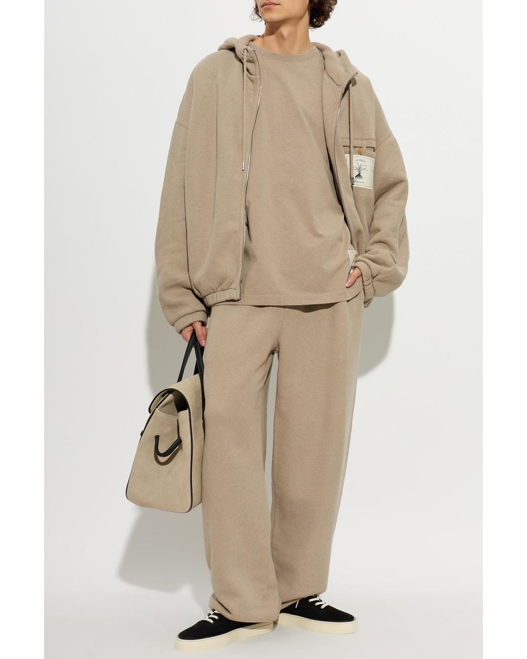 Jacquemus Natural 'Torneo' Sweatpants for men