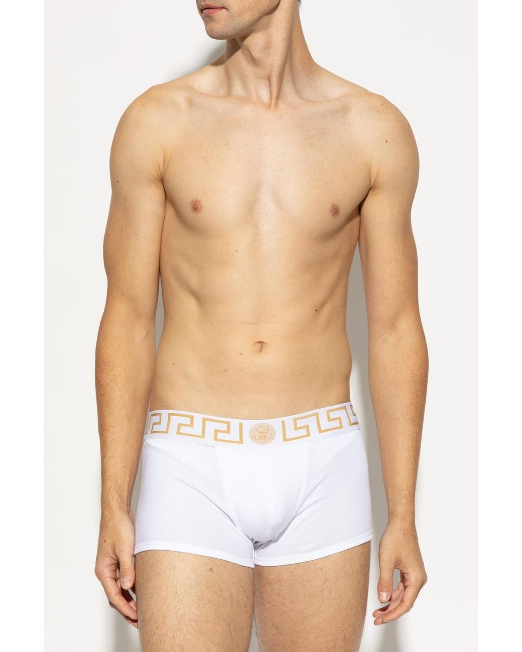 Versace White Two-Pack Of Boxer Shorts for men