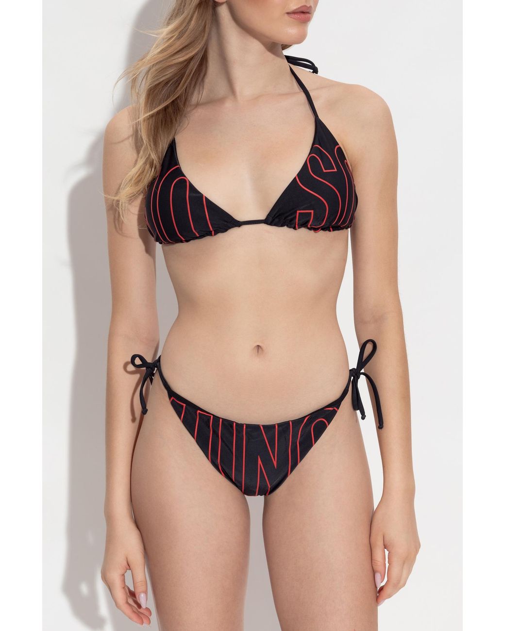 Moschino Black Bikini Top