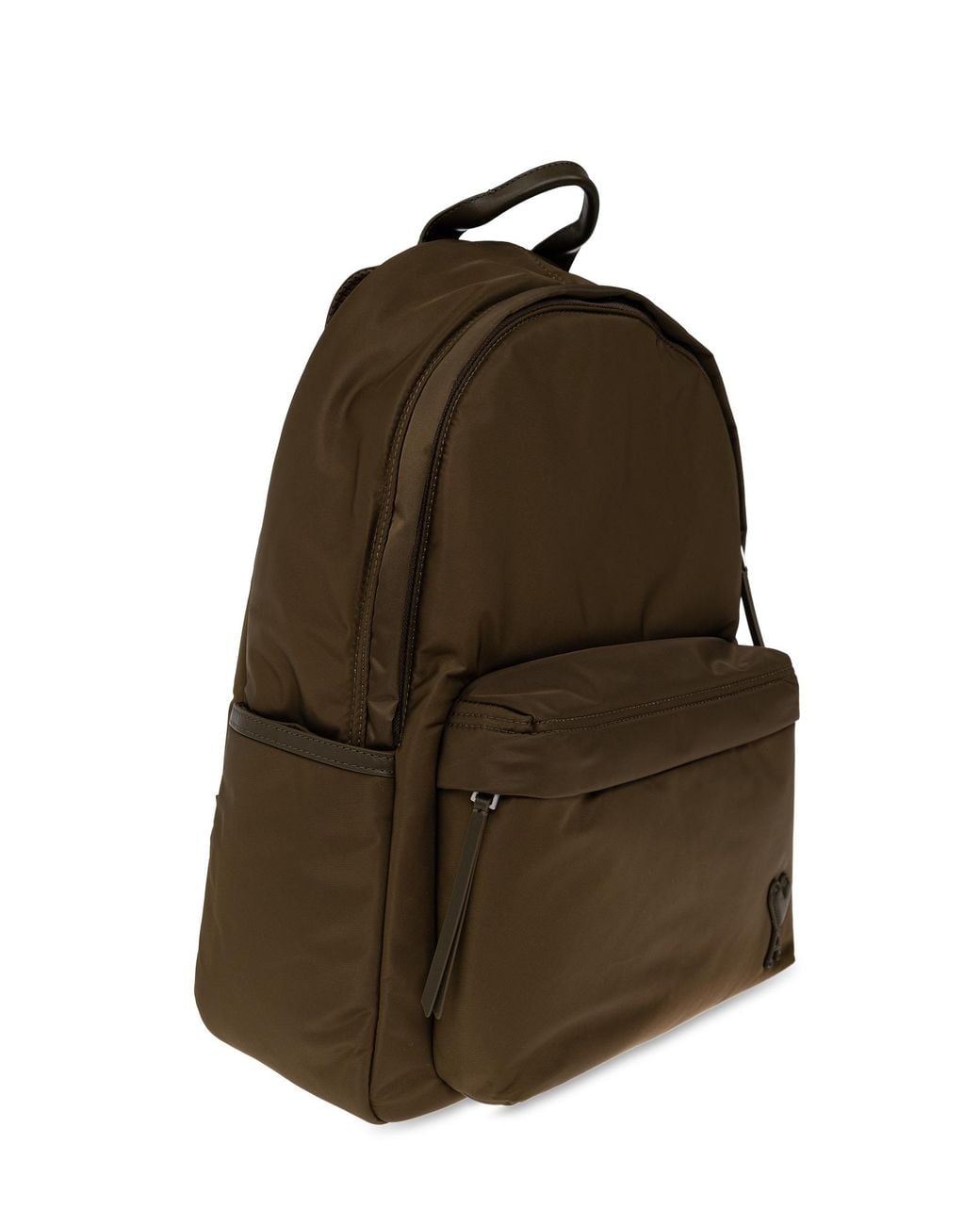 AMI Brown Logo Backpack