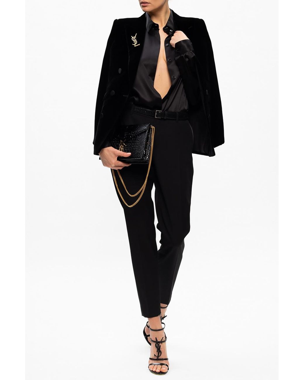 black tuxedo pants