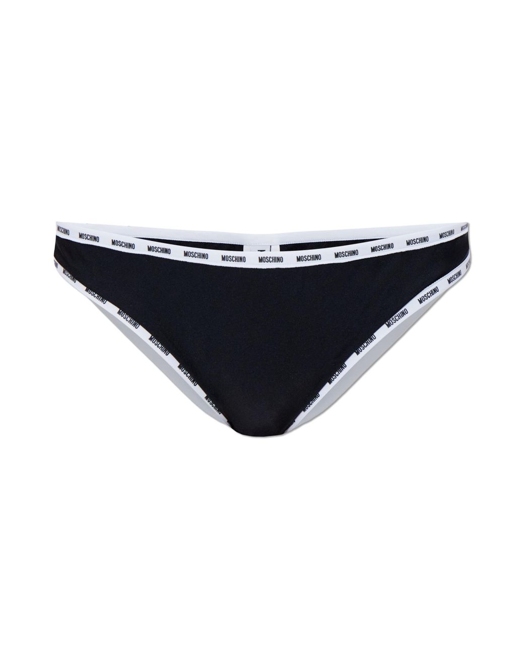 Moschino Black Swimsuit Bottoms