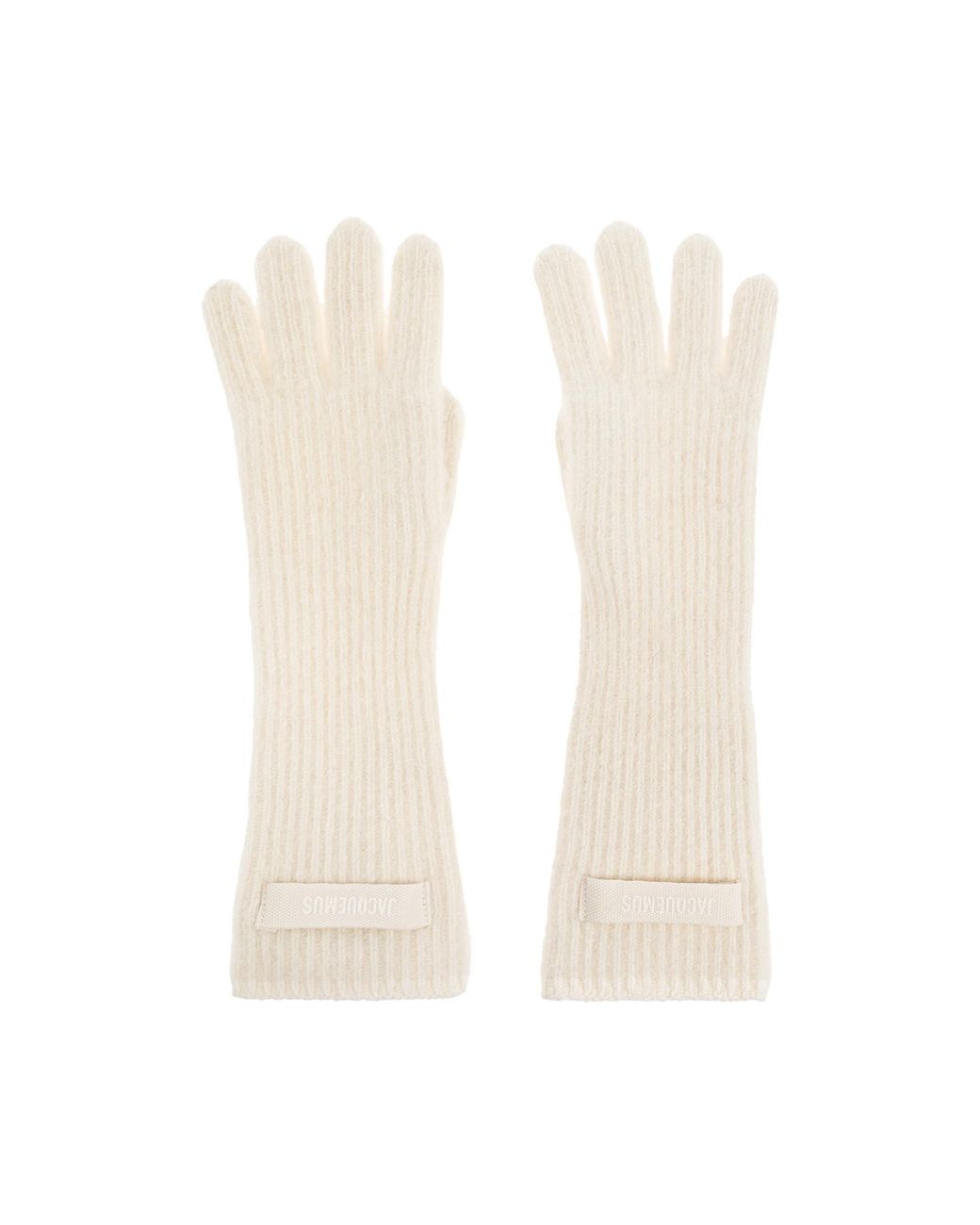 Jacquemus White Wool Gloves