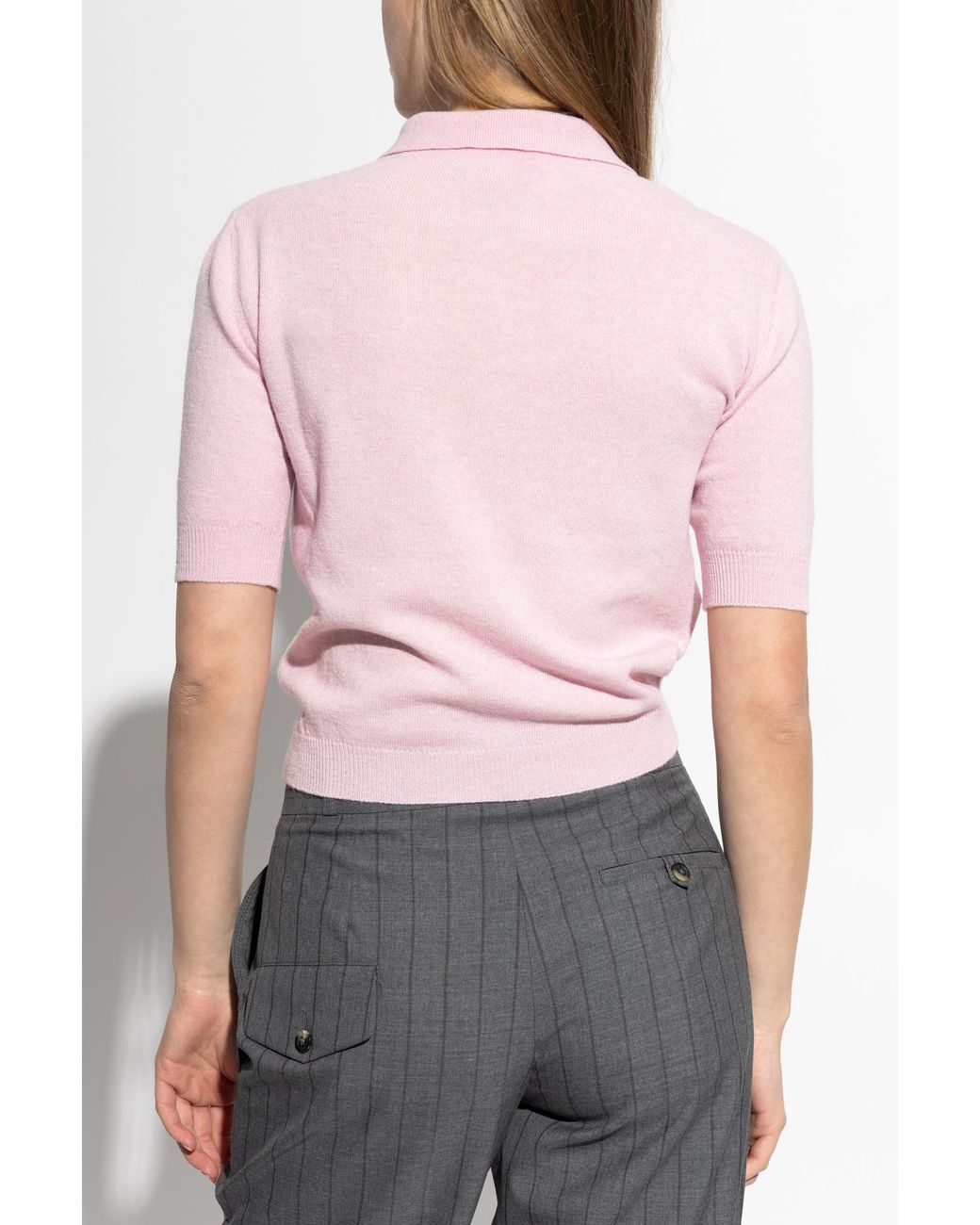 Moschino Black Knitted Polo