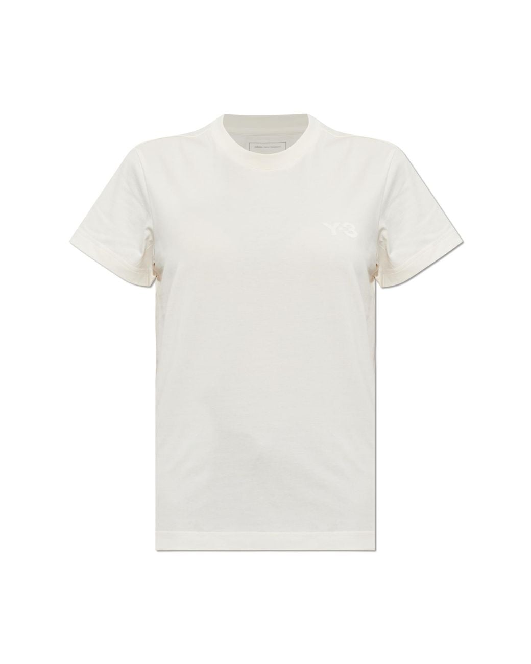 Y-3 White Cotton T-Shirt