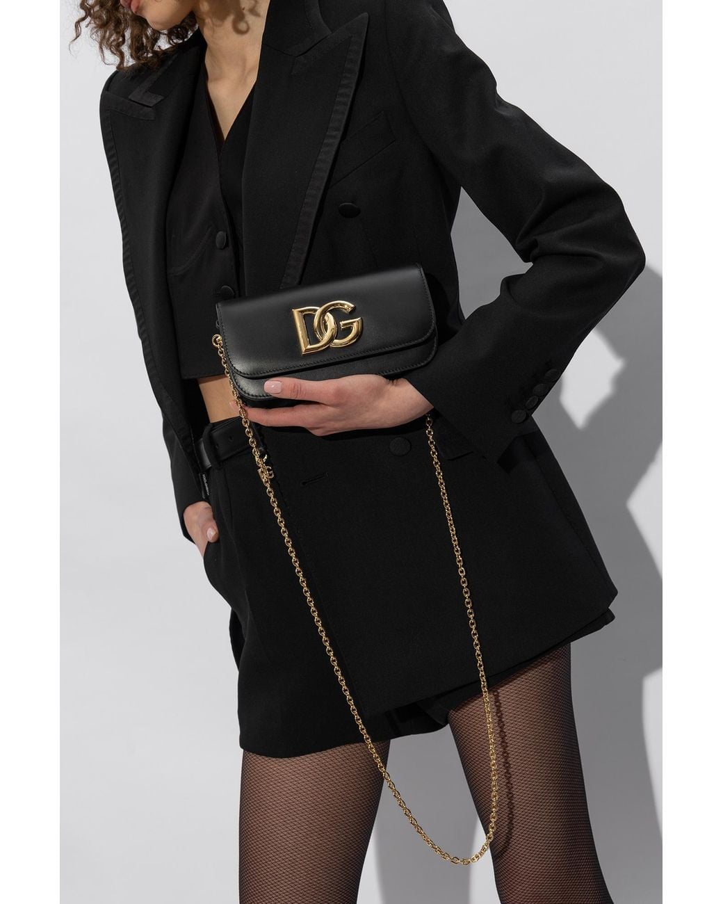Dolce & Gabbana Black '3.5' Shoulder Bag